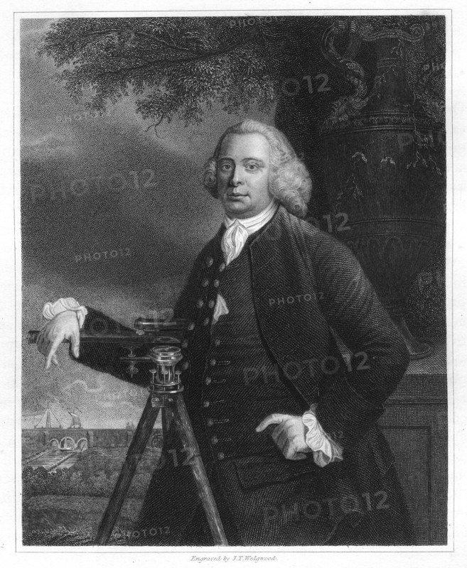 James Brindley, 18th century English civil engineer and canal builder, (1836). Artist: JT Wedgwood