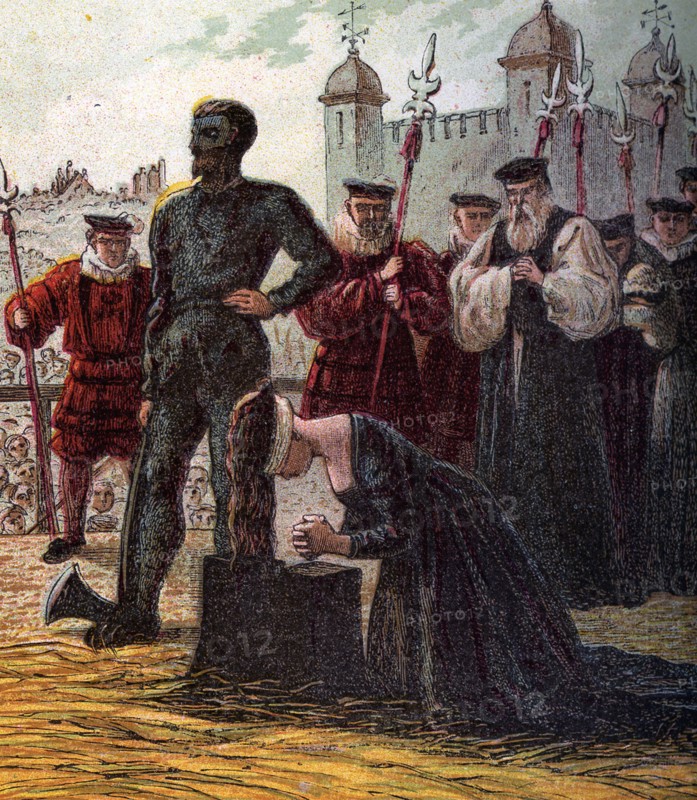 'Execution of Lady Jane Grey', 1554, (c1850). Artist: Unknown