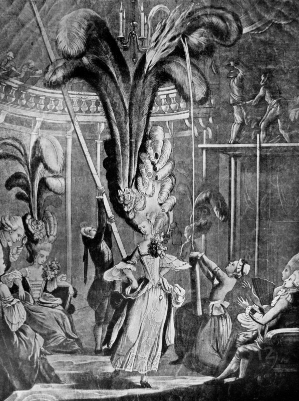 'Hints to the ladies to take care of their heads', 1776. Artist: Unknown