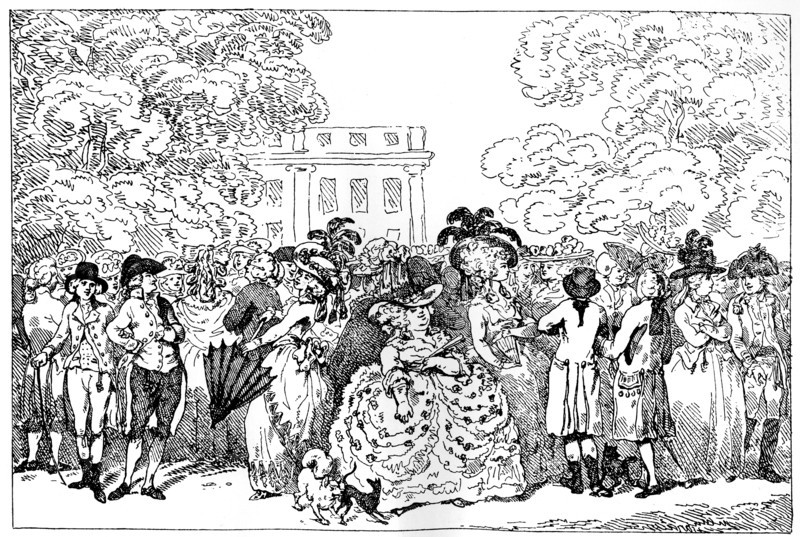 '1784, or the Fashions of the Day', 1784.Artist: Thomas Rowlandson