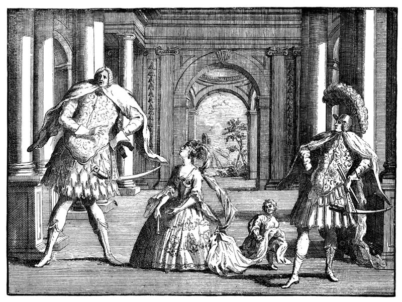 'Berenstat, Cuzzoni and Senesino' c1725.Artist: William Hogarth