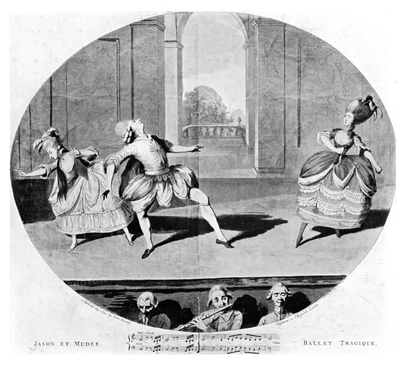 'Ballet Tragique', 1781. Artist: Unknown