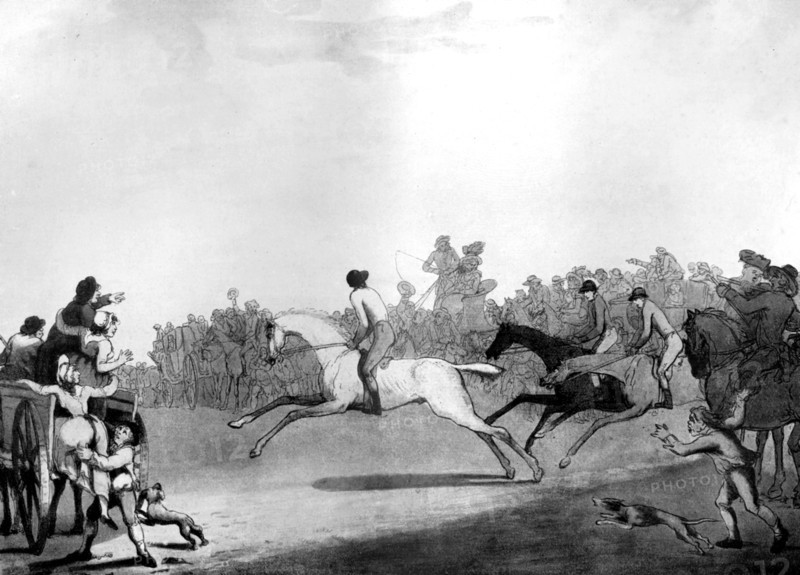 'The High Mettled Racer', 1789.Artist: Thomas Rowlandson