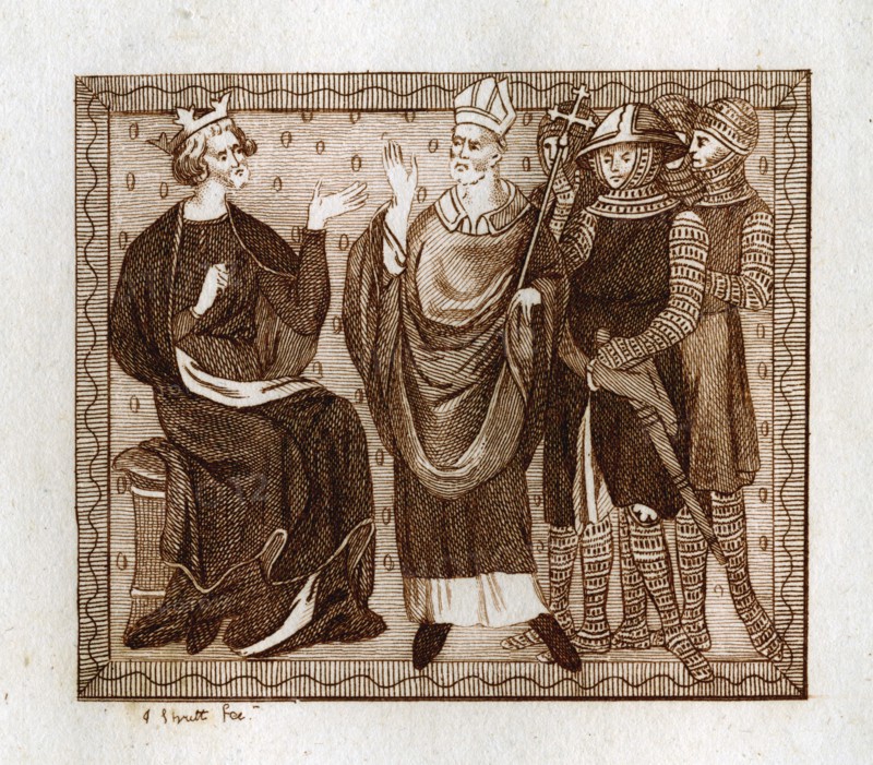 The Life of Thomas Becket, (1801).Artist: Joseph Strutt