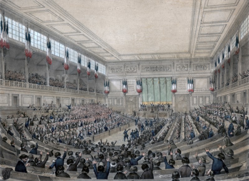 'The National Assembly is in Permanence!', Paris, 15 May 1848.Artist: Victor Adam