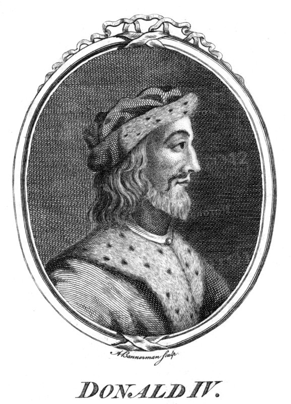 Donald IV, King of Scotland.Artist: Alexander Bannerman