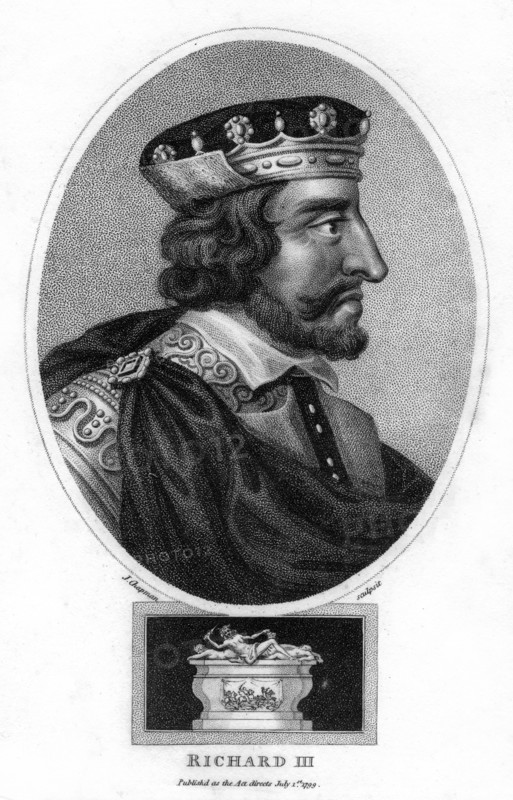 Richard III of England, (1799).Artist: J Chapman