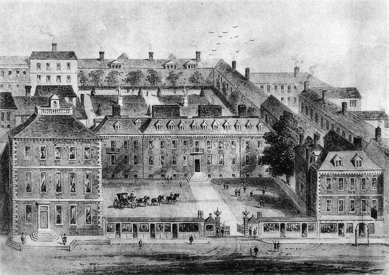 Leicester House, Leicester Fields, 18th century, (1908). Artist: Unknown