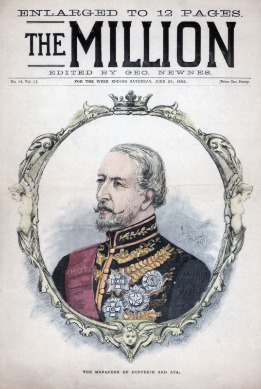 The Marquess of Dufferin and Ava, 1892. Artist: Unknown