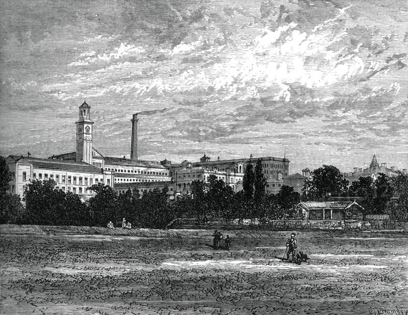Saltaire works, c1880. Artist: Unknown