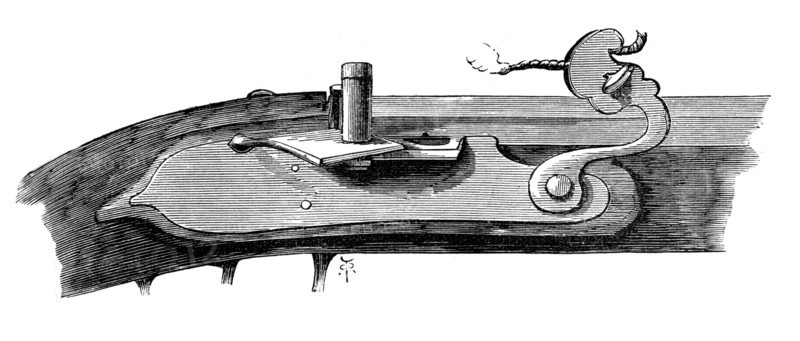 Matchlock, late 17th century, from the Tower of London, (c1880). Artist: Unknown