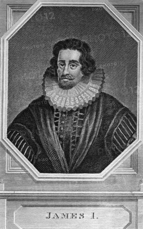 King James I, (1566-1625). Artist: Unknown