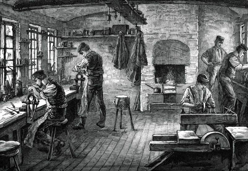 A cutler's shop, c1880. Artist: Unknown
