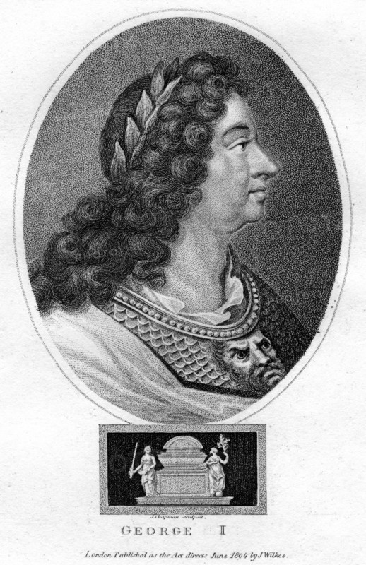 George I of Great Britain, (1804). Artist: J Chapman