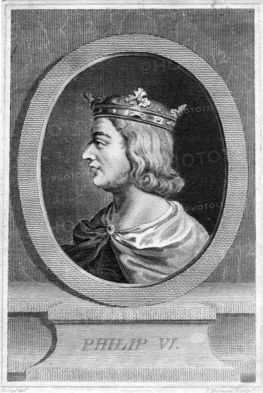 Philip VI of France.Artist: P Thomson