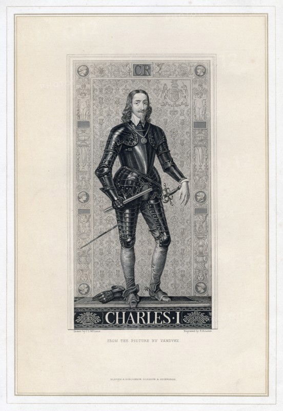 Charles I of England, (19th century).Artist: H Bourne