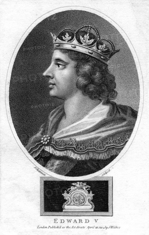 King Edward V of England, (1804).Artist: J Chapman