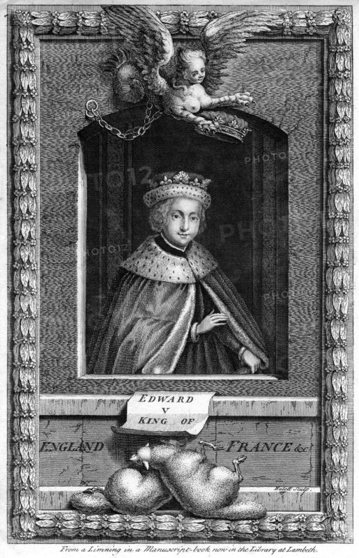 King Edward V of England, (18th century).Artist: James Hulett