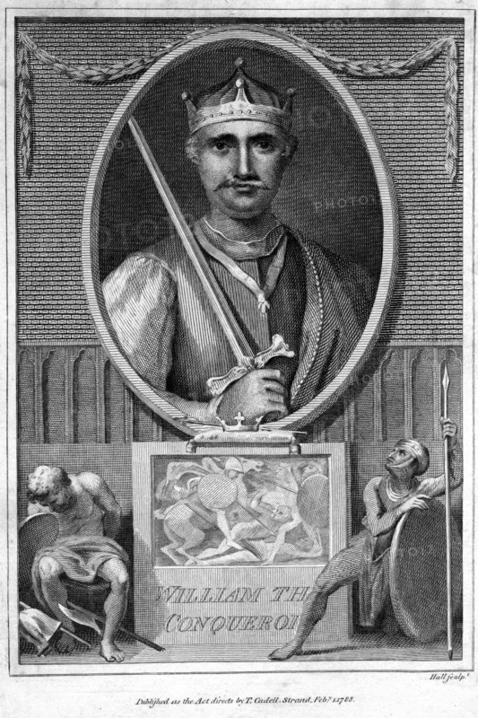 William the Conqueror, (1788).Artist: Hall