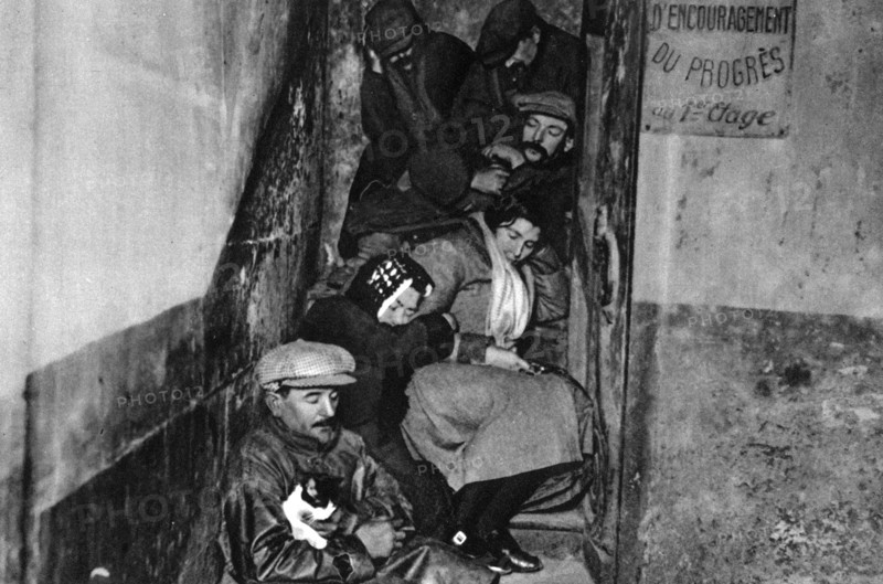 A staircase in a night shelter, Paris, 1931.Artist: Ernest Flammarion