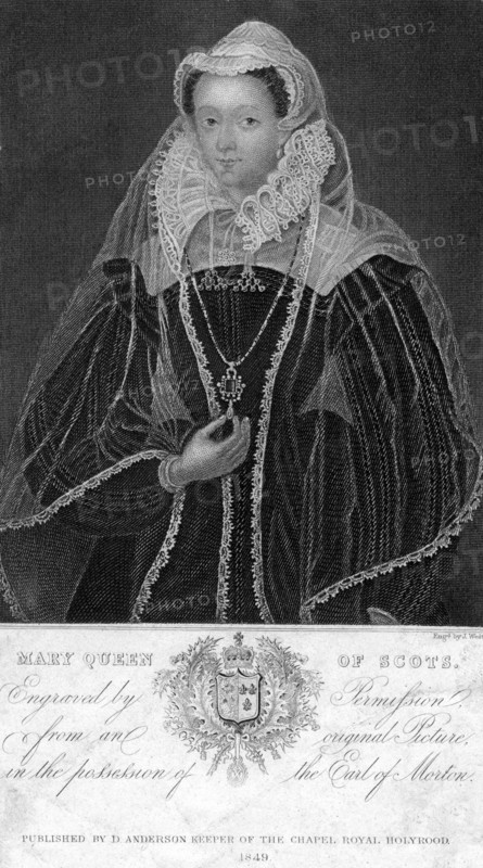 Mary, Queen of Scots, (1849).Artist: J West