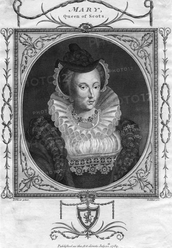 Mary, Queen of Scots, (1784).Artist: Goldar