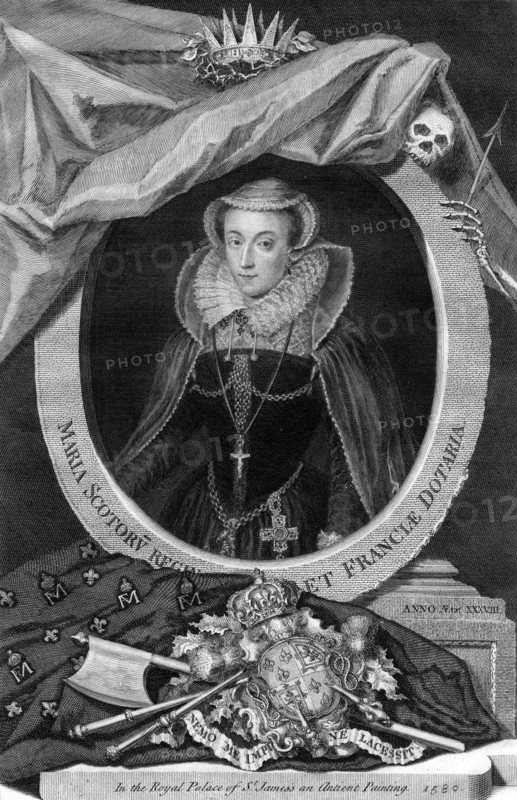 Mary, Queen of Scots, (1735).Artist: George Vertue