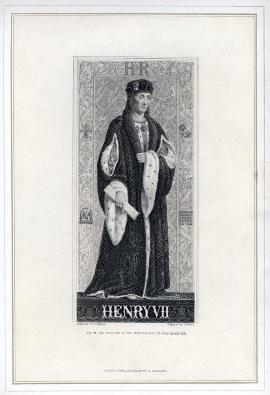 Henry VII of England, (19th century).Artist: T Brown