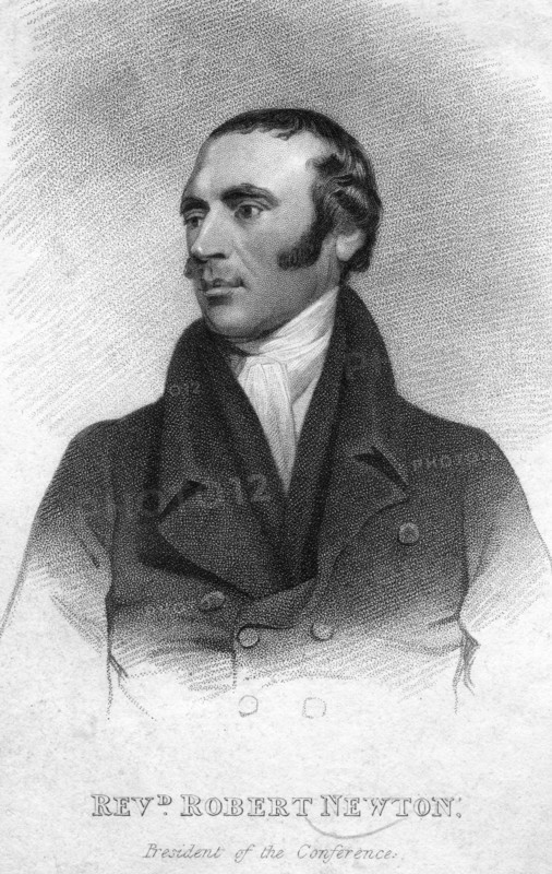 Reverend Robert Newton, Wesleyan Methodist minister. Artist: Unknown