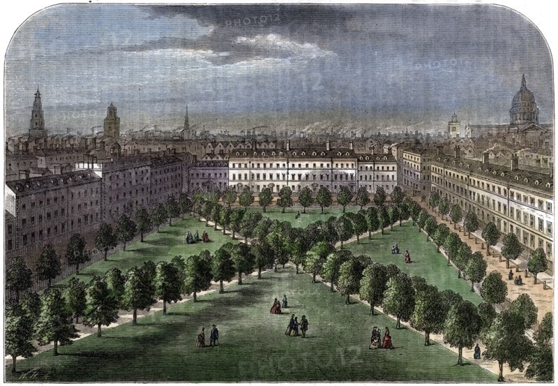 'Charterhouse Square', 19th century. Artist: Unknown