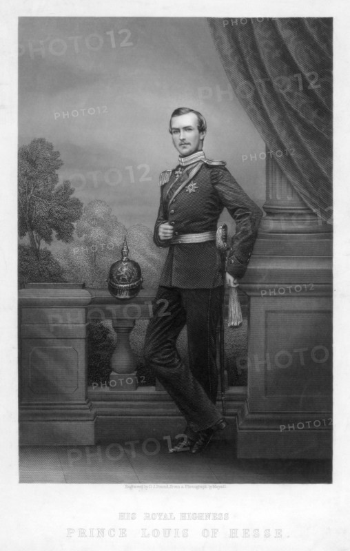 Prince Louis of Hesse, 19th century.Artist: DJ Pound