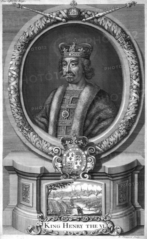 Henry VI, King of England.Artist: R Sheppard