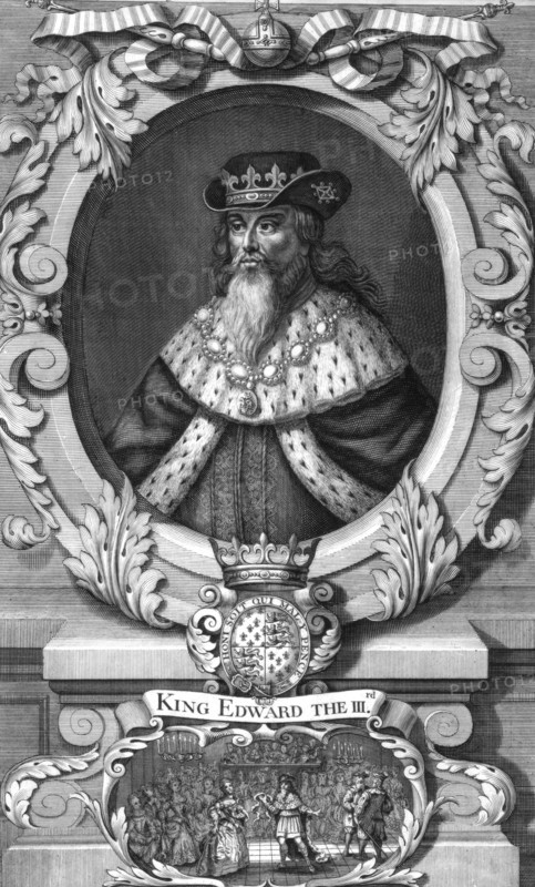 Edward III, King of England. Artist: R Sheppard