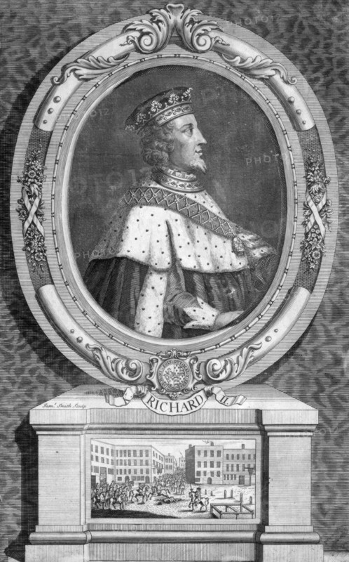 Richard II, King of England.Artist: J Smith