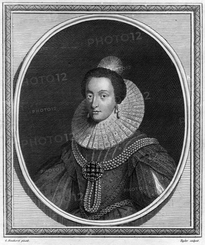 Elizabeth, Princess of Palestine and Queen of Bohemia, 1787.Artist: Taylor