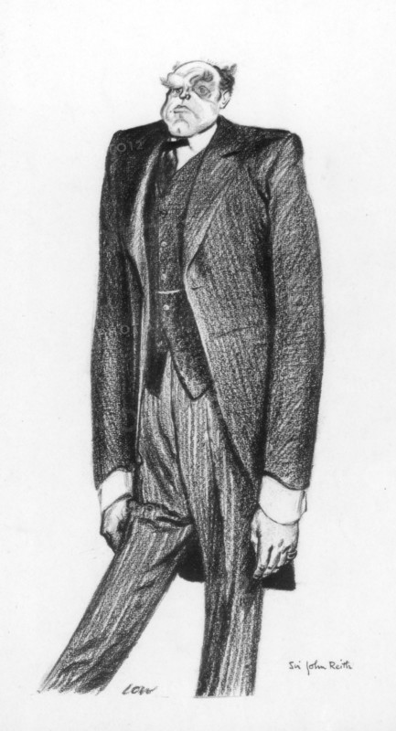 'John Reith, 1st Baron Reith', 1933.Artist: Robert Low