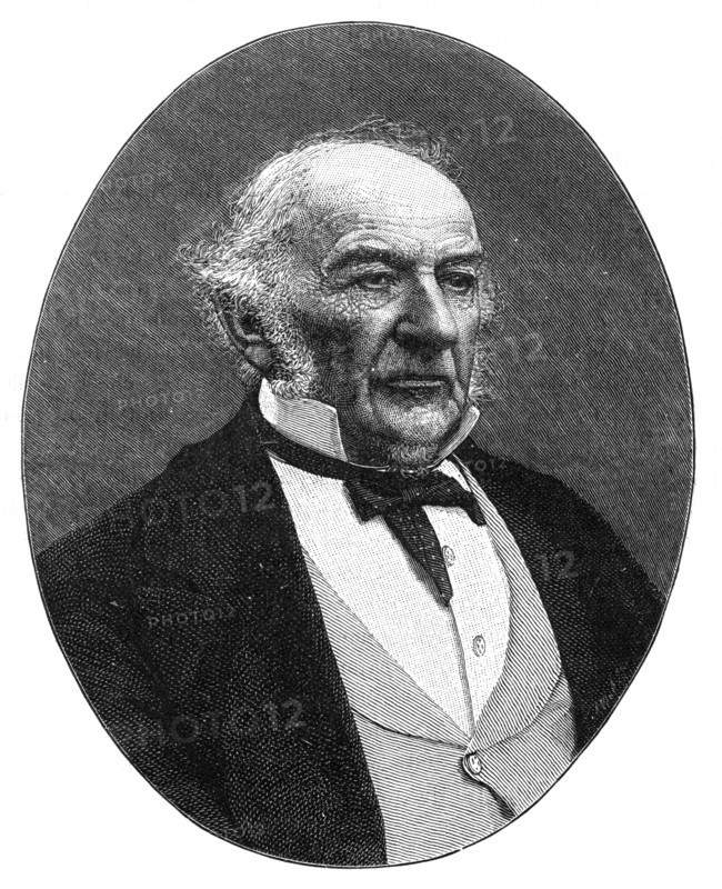 William Ewart Gladstone, British Liberal Party statesman and Prime Minister, c1890.Artist: Elliott & Fry