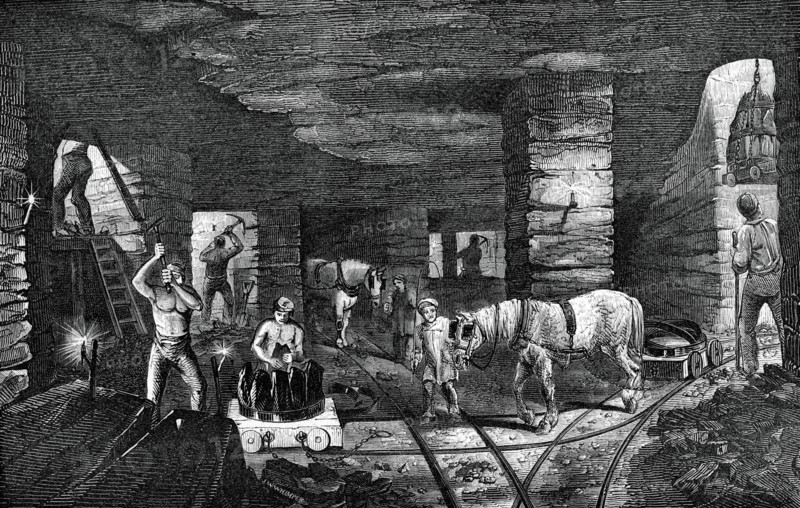 Bradley coal mine, near Bilston, 1886. Artist: Unknown