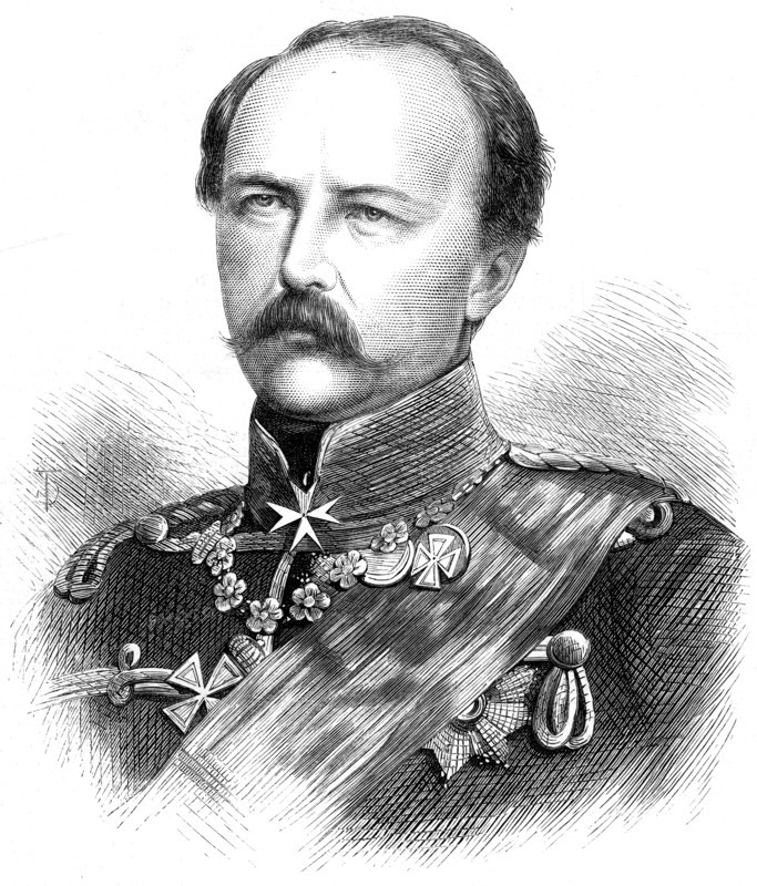 Prince Frederick Charles Nicholas of Prussia (1828-1885), 1870. Artist: Unknown