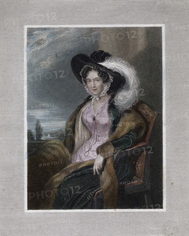 'Mary Elizabeth, Baroness of Clifford', 1828.Artist: J Wright