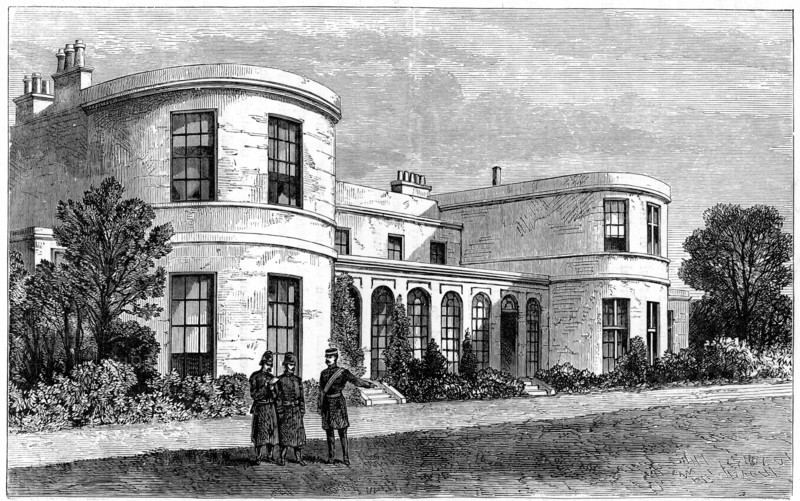 Residence of the Chief Secretary for Ireland, Phoenix Park, Dublin. Artist: Unknown