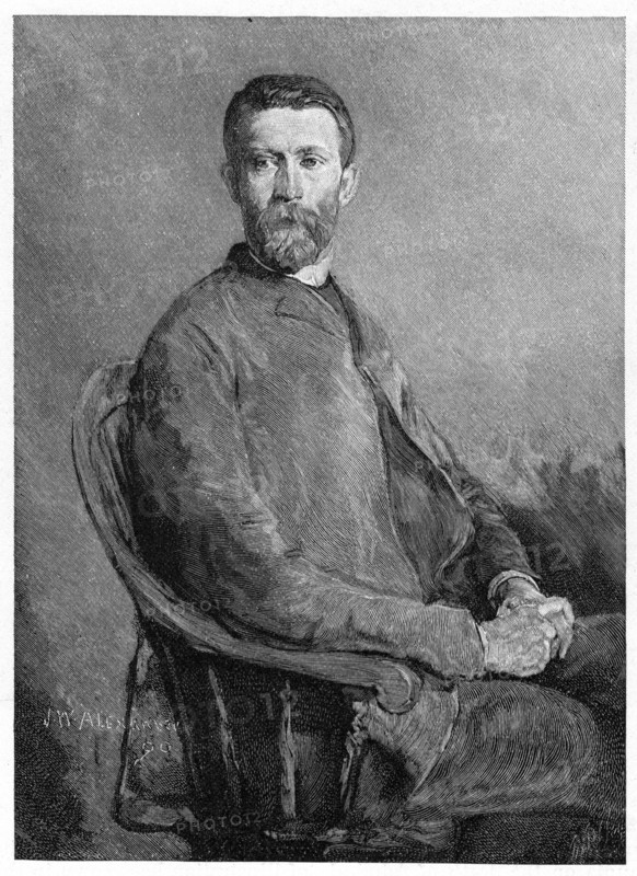 'A B Frost', American illustrator, c19th century. Artist: Unknown