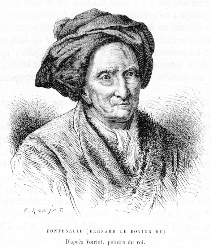'Bernard le Bovier de Fontenelle', c1870s.Artist: E Ronjat