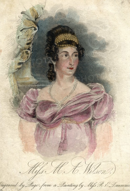 Miss M A Wilson, c1820-1850Artist: Rose Emma Drummond