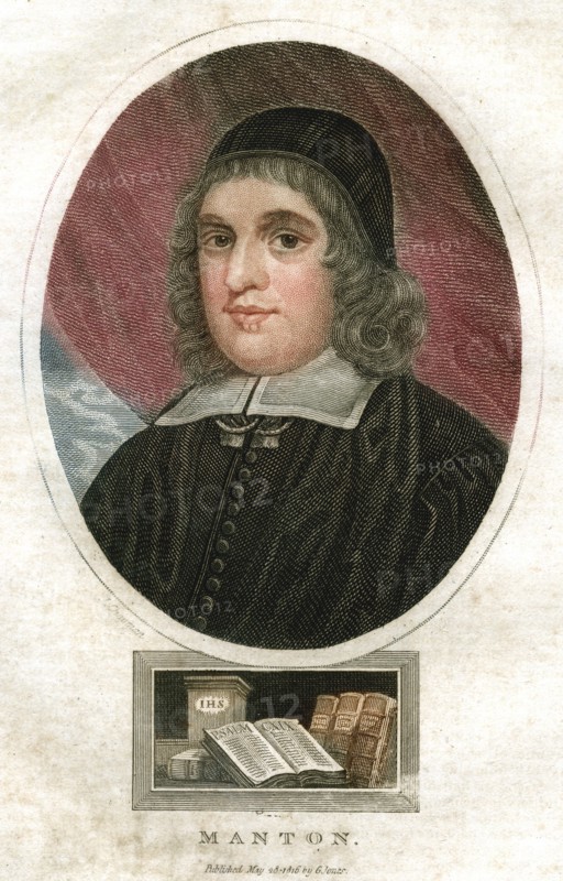 Thomas Manton, Puritan clergyman, (1816). Artist: J Chapman