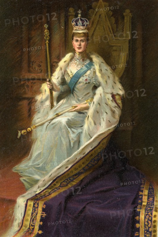 Mary of Teck, Queen Consort of George V of the United Kingdom, 1911.Artist: George C Wilmshurst
