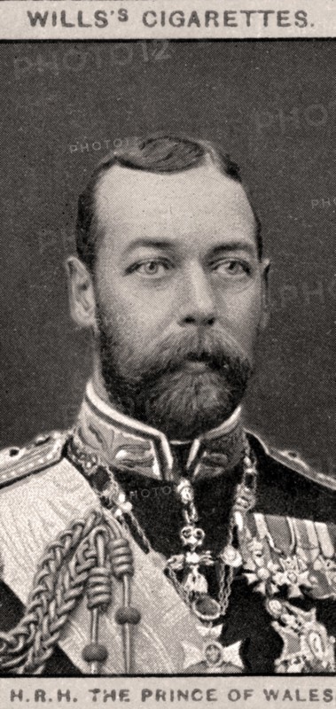 H.R.H The Prince of Wales, 1908.Artist: WD & HO Wills