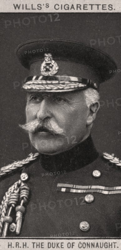 H.R.H The Duke of Connaught, 1908.Artist: WD & HO Wills