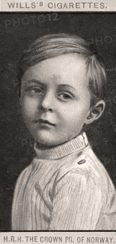 H.R.H The Crown, PR. Of Norway, 1908.Artist: WD & HO Wills