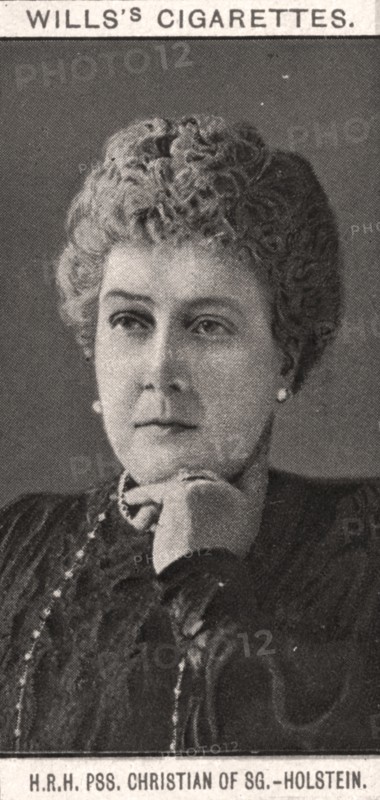 Princess Christian of Schleswig-Holstein, 1908. Artist: WD & HO Wills